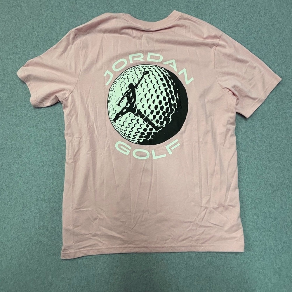 Jordan Golf Dri-FIT Mens T-Shirt Pink Graphic XL IH2129-690 NWT